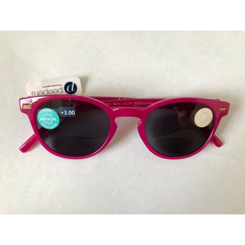 New Boho Fuchsia Sun BIFOCALโ Readers +3.00